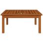 Preview: 6-tlg. Garten-Lounge-Set mit Kissen Cremeweiß Massivholz Akazie