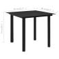 Preview: 3-tlg. Garten-Essgruppe Poly Rattan und Glas