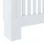Preview: MDF Heizkörperverkleidung Weiß 78 cm