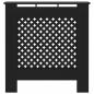 Preview: MDF Heizkörperverkleidung Schwarz 78 cm