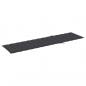 Preview: Sonnenliegen-Auflage Anthrazit 200x50x3 cm Oxford-Gewebe