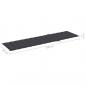 Preview: Sonnenliegen-Auflage Anthrazit 200x50x3 cm Oxford-Gewebe