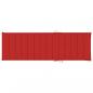 Preview: Sonnenliegen-Auflage Rot 200x60x3 cm Oxford-Gewebe