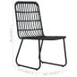 Preview: 7-tlg. Garten-Essgruppe Poly Rattan und Glas