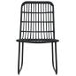 Preview: 7-tlg. Garten-Essgruppe Poly Rattan und Glas