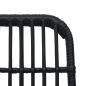 Preview: 9-tlg. Garten-Essgruppe Poly Rattan und Glas