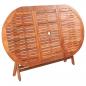 Preview: Klappbarer Gartentisch 160x85x75 cm Massivholz Akazie