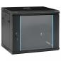 Preview: ARDEBO.de - 9U Netzwerkschrank Wandmontage 19" IP20 600x450x510 mm