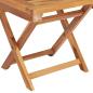 Preview: Sonnenliegen 2 Stk. mit Tisch Massivholz Teak