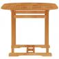 Preview: Gartentisch 150x90x75 cm Teak Massivholz