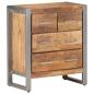 Preview: Sideboard 60x35x70 cm Raues Mangoholz