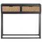 Preview: Konsolentisch 90x35x76 cm Mango Massivholz