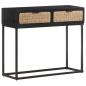 Preview: Konsolentisch 90x35x76 cm Mango Massivholz