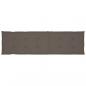 Preview: Liegestuhl-Auflage Taupe (75+105)x50x4 cm