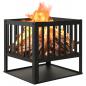 Preview: ARDEBO.de - Feuerstelle 40x40x40 cm Stahl