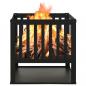 Preview: Feuerstelle 40x40x40 cm Stahl
