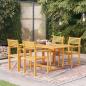 Preview: ARDEBO.de - 5-tlg. Garten-Essgruppe Massivholz Teak 