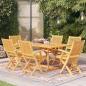 Preview: ARDEBO.de - 7-tlg. Garten-Essgruppe Massivholz Teak