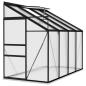 Preview: Anlehngewächshaus Anthrazit Aluminium 5,24 m³