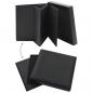 Preview: Hocker mit Stauraum Schwarz Kunstleder