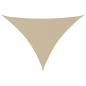 Preview: Sonnensegel Oxford-Gewebe Dreieckig 3x3x4,24 m Beige