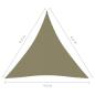 Preview: Sonnensegel Oxford-Gewebe Dreieckig 4,5x4,5x4,5 m Beige