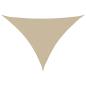 Preview: Sonnensegel Oxford-Gewebe Dreieckig 4x5x6,4 m Beige