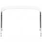 Preview: 4-Bow Bimini Top Weiß 243x(230-244)x137 cm