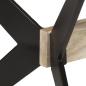 Preview: Esstisch 180x90x76 cm Massivholz Mango