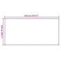 Preview: Zeltteppich 250x600 cm Braun