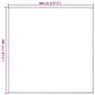Preview: Zeltteppich 400x400 cm Braun