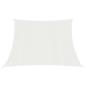 Preview: Sonnensegel 160 g/m² Weiß 4/5x4 m HDPE
