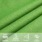 Preview: Sonnensegel 160 g/m² Hellgrün 3,5x3,5x4,9 m HDPE