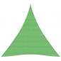 Preview: ARDEBO.de - Sonnensegel 160 g/m² Hellgrün 5x6x6 m HDPE
