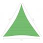 Preview: Sonnensegel 160 g/m² Hellgrün 5x6x6 m HDPE