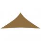 Preview: Sonnensegel 160 g/m² Taupe 4x4x4 m HDPE