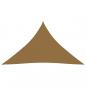Preview: ARDEBO.de - Sonnensegel 160 g/m² Taupe 5x5x6 m HDPE