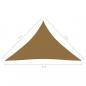 Preview: Sonnensegel 160 g/m² Taupe 5x5x6 m HDPE