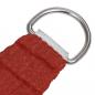 Preview: Sonnensegel 160 g/m² Rot 2x4 m HDPE