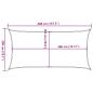 Preview: Sonnensegel 160 g/m² Rot 2x4 m HDPE