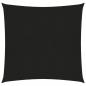 Preview: ARDEBO.de - Sonnensegel 160 g/m² Schwarz 2x2 m HDPE