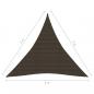 Preview: Sonnensegel 160 g/m² Braun 5x5x5 m HDPE