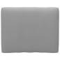 Preview: Palettenkissen Grau 50x40x12 cm Stoff