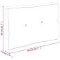 Preview: Palettenkissen Grau 50x40x12 cm Stoff