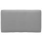 Preview: ARDEBO.de - Palettenkissen Grau 70x40x12 cm Stoff