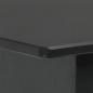 Preview: 3-tlg. Garten-Essgruppe PVC Rattan Schwarz 