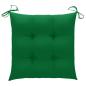 Preview: Garten-Essstühle 3 Stk. mit Kissen Massivholz Akazie 