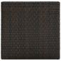 Preview: 5-tlg. Gartenbar-Set mit Kissen Poly Rattan Braun
