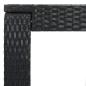 Preview: 5-tlg. Gartenbar-Set mit Kissen Poly Rattan Schwarz