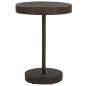 Preview: 5-tlg. Gartenbar-Set mit Kissen Poly Rattan Braun